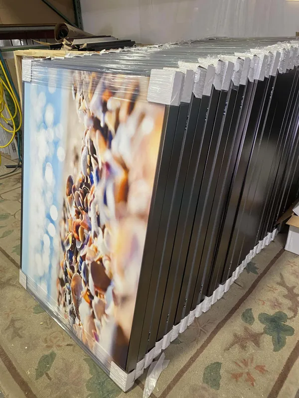 Canvas Stretching - custom picture framing by The Framing Source