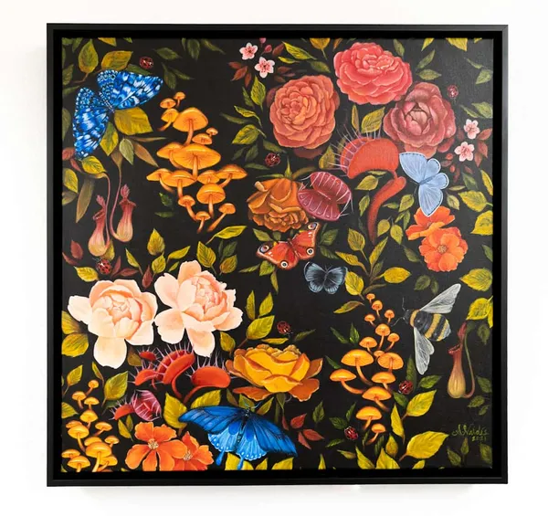 Museum quality framing with UV protective glass